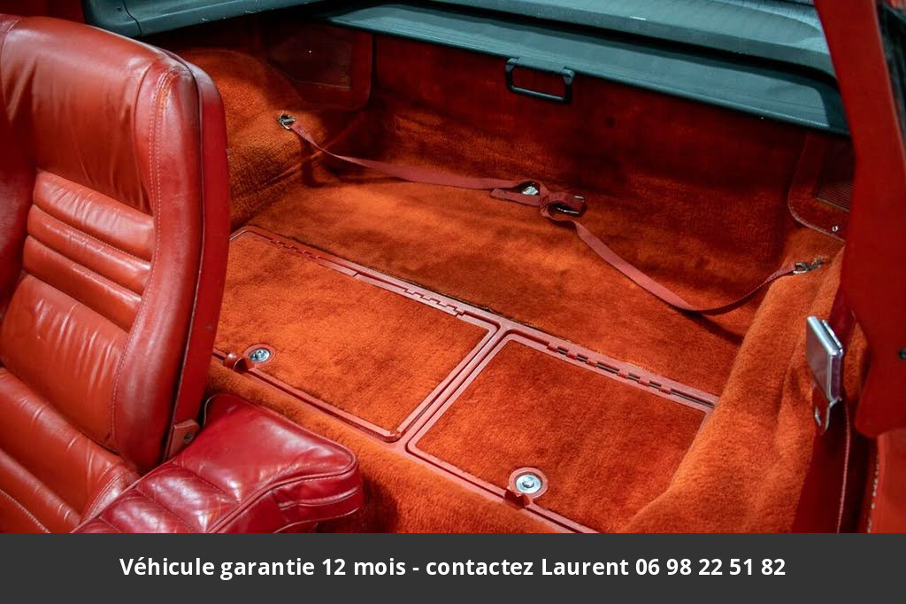 chevrolet corvette V8 350 1980 prix tout compris