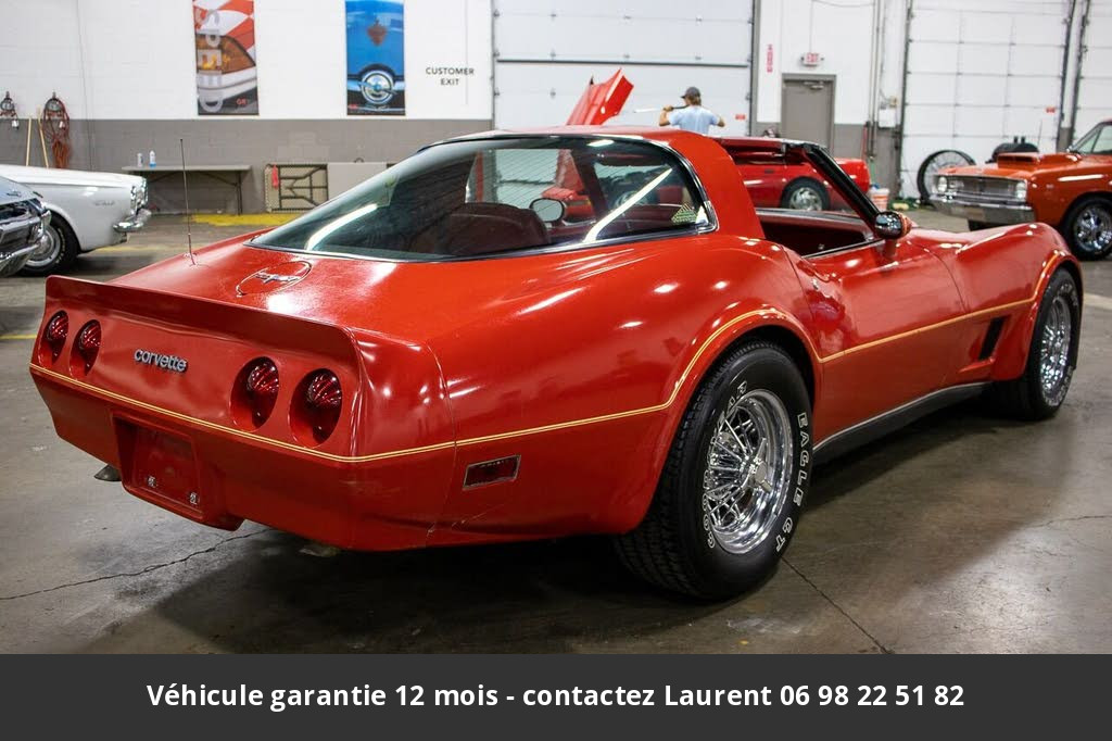 chevrolet corvette V8 350 1980 prix tout compris