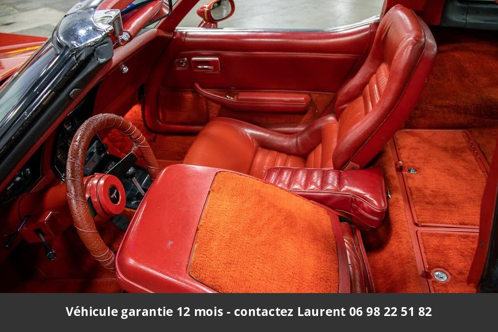 chevrolet corvette V8 350 1980 prix tout compris