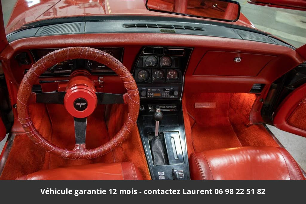 chevrolet corvette V8 350 1980 prix tout compris