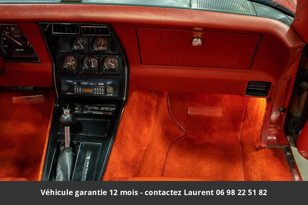 chevrolet corvette V8 350 1980 prix tout compris