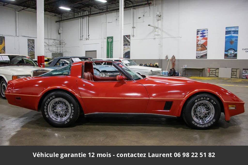 chevrolet corvette V8 350 1980 prix tout compris