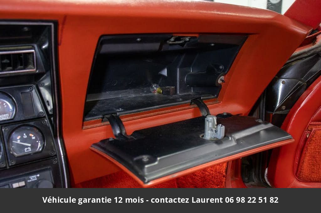 chevrolet corvette V8 350 1980 prix tout compris