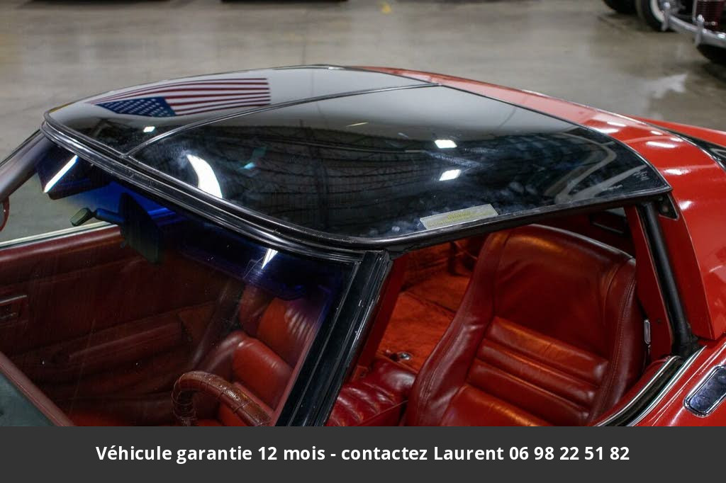 chevrolet corvette V8 350 1980 prix tout compris