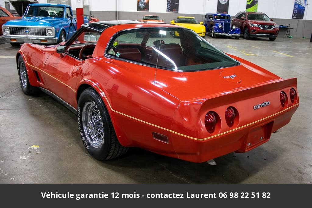 chevrolet corvette V8 350 1980 prix tout compris