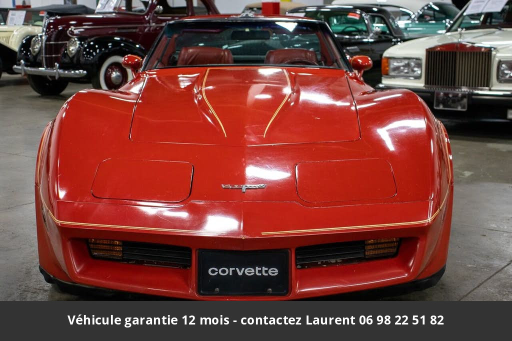 chevrolet corvette V8 350 1980 prix tout compris