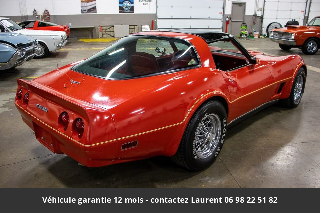 chevrolet corvette V8 350 1980 prix tout compris