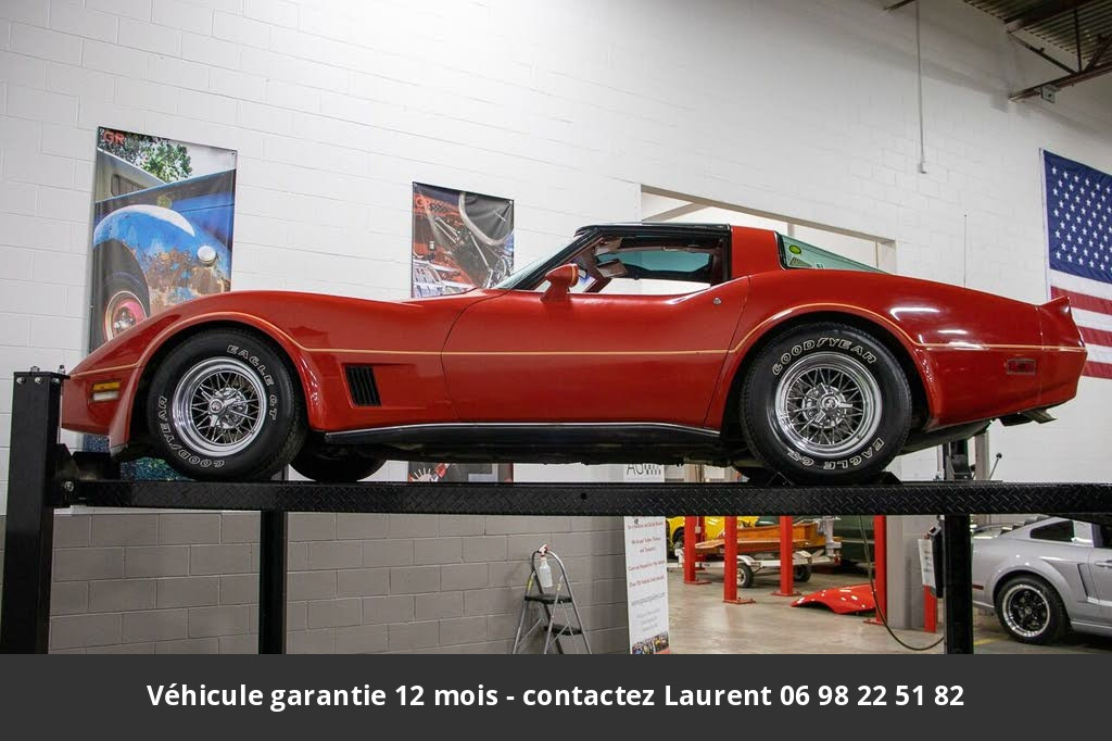 chevrolet corvette V8 350 1980 prix tout compris