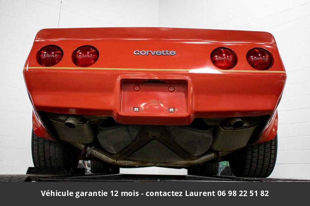 chevrolet corvette V8 350 1980 prix tout compris