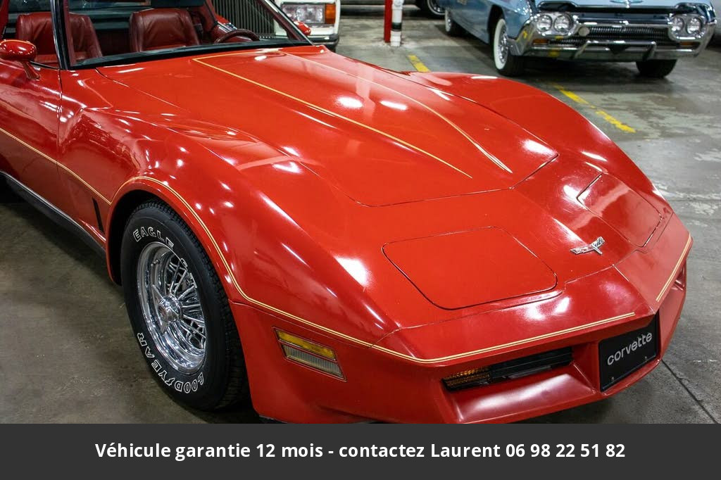 chevrolet corvette V8 350 1980 prix tout compris