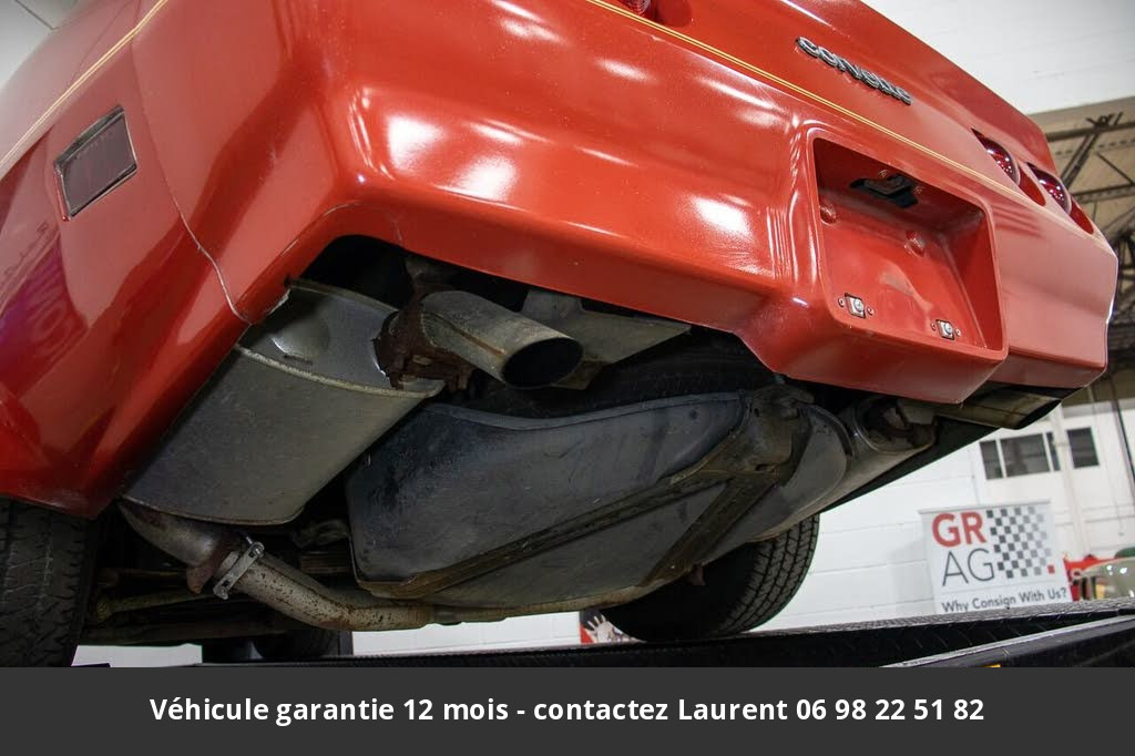 chevrolet corvette V8 350 1980 prix tout compris