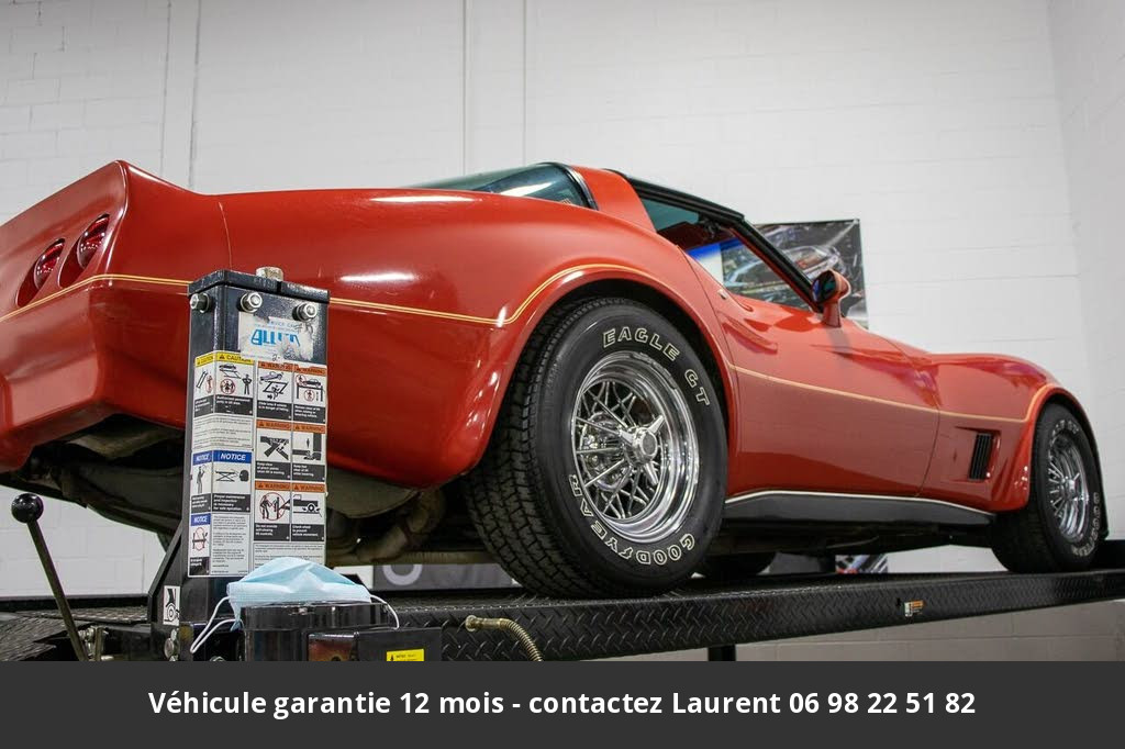 chevrolet corvette V8 350 1980 prix tout compris