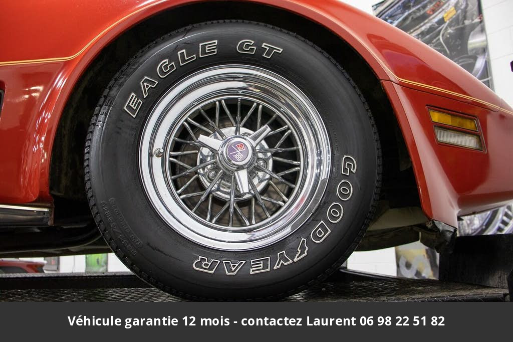 chevrolet corvette V8 350 1980 prix tout compris