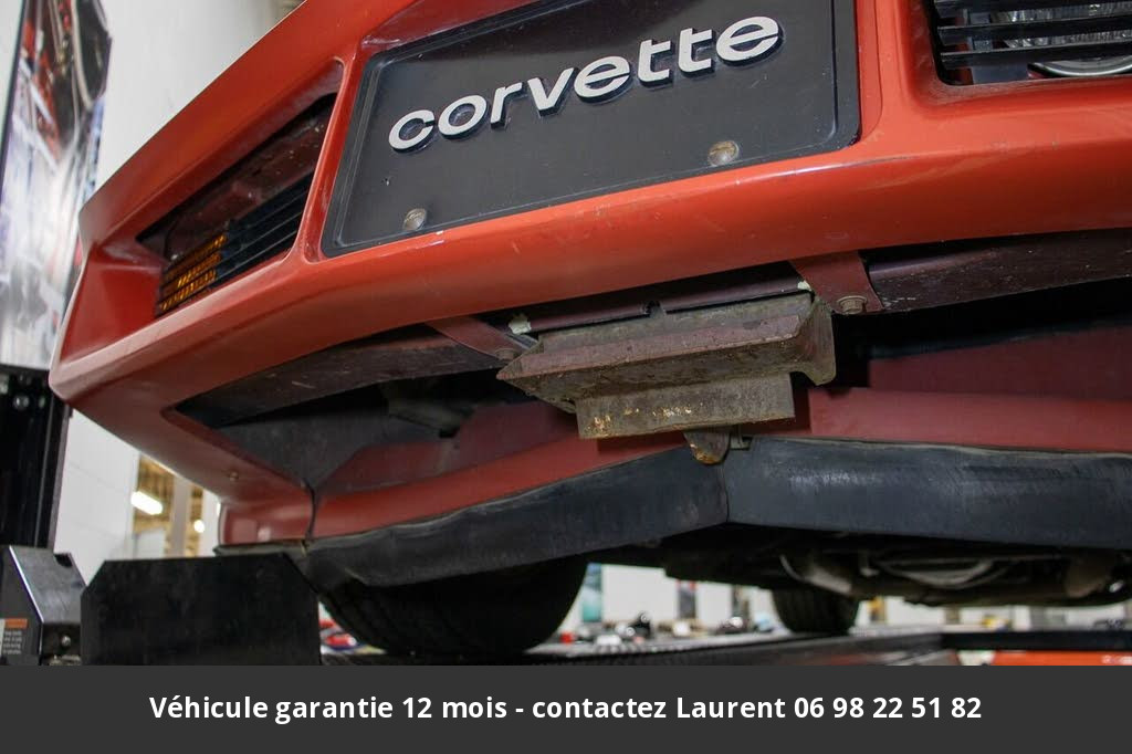 chevrolet corvette V8 350 1980 prix tout compris