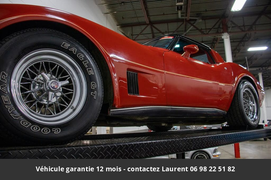 chevrolet corvette V8 350 1980 prix tout compris