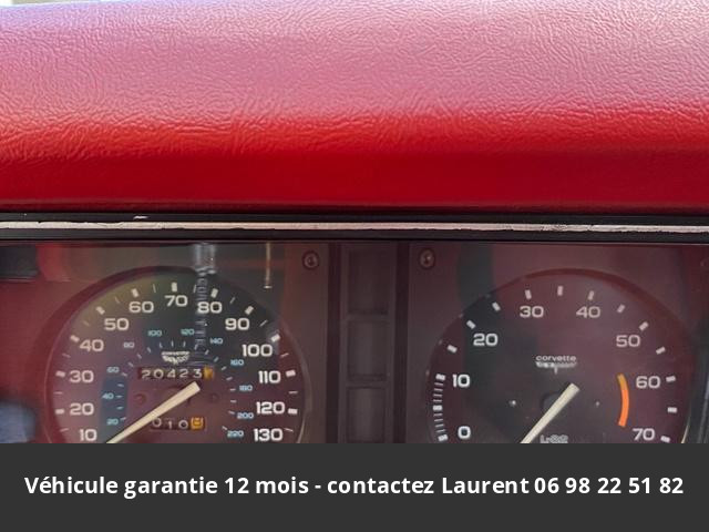 Chevrolet Corvette V8 1980 prix tout compris