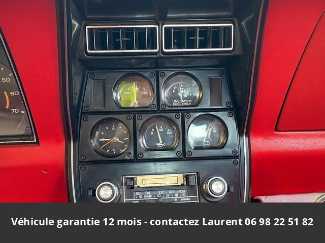 Chevrolet Corvette V8 1980 prix tout compris