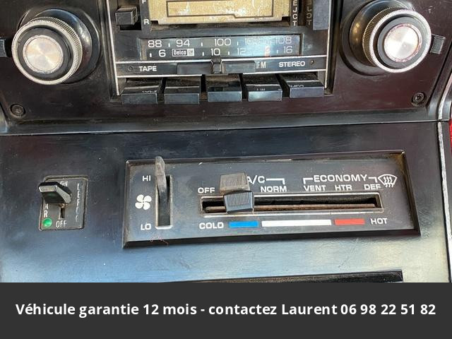 Chevrolet Corvette V8 1980 prix tout compris