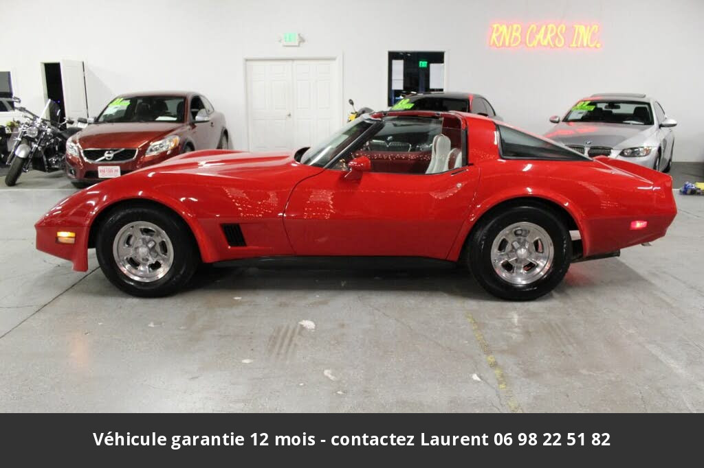 chevrolet corvette T top 5.7l v8 1981 prix tout compris