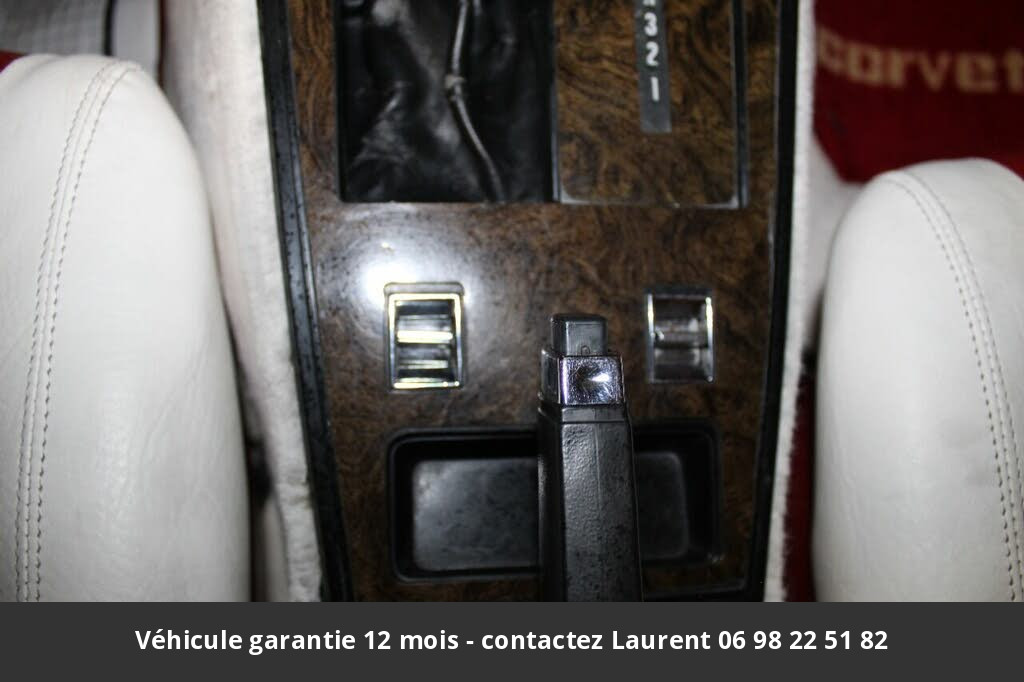 chevrolet corvette T top 5.7l v8 1981 prix tout compris