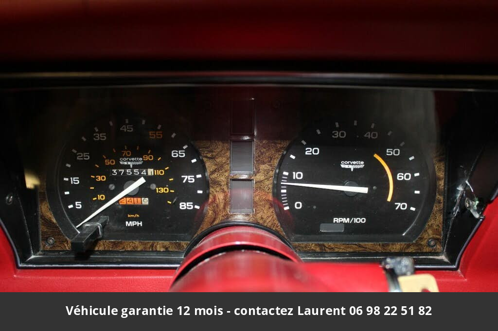 chevrolet corvette T top 5.7l v8 1981 prix tout compris