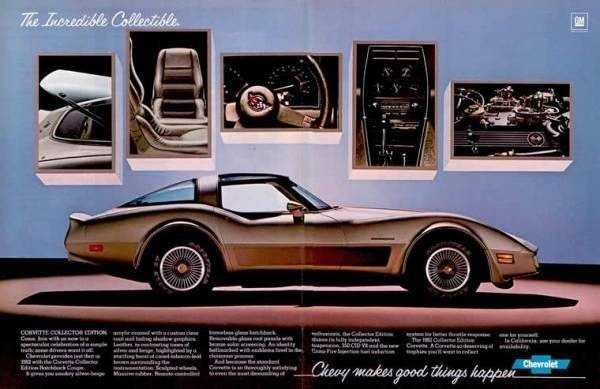 Chevrolet Corvette V8 5.7l 1982 prix tout compris