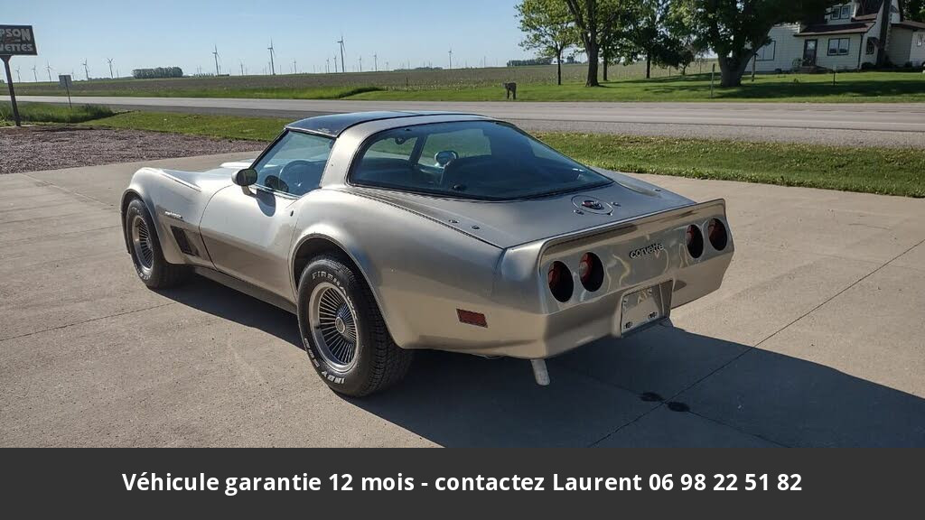 chevrolet corvette V8 1982 prix tout compris