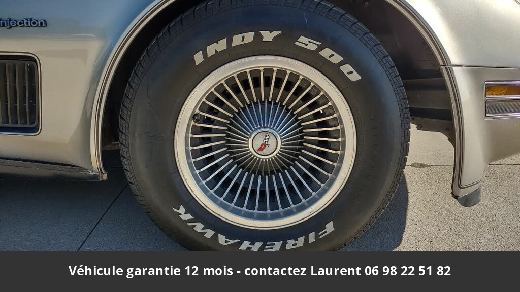 chevrolet corvette V8 1982 prix tout compris