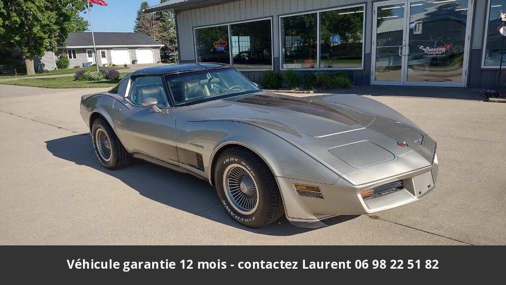 chevrolet corvette V8 1982 prix tout compris