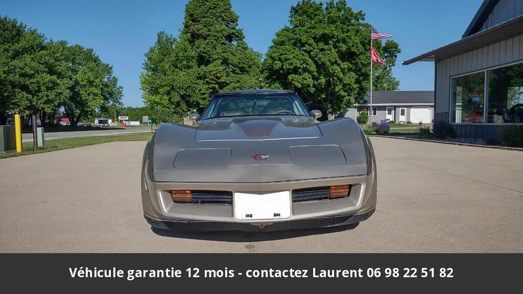 chevrolet corvette V8 1982 prix tout compris