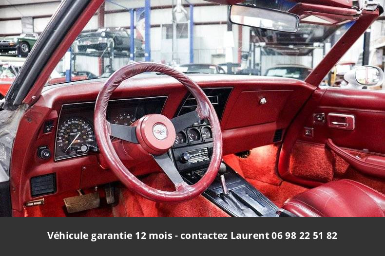 Chevrolet Corvette 350ci v8  1982 prix tout compris