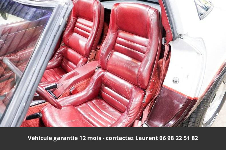 Chevrolet Corvette 350ci v8  1982 prix tout compris