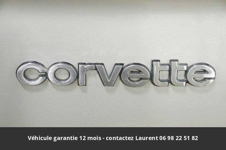 Chevrolet Corvette 350ci v8  1982 prix tout compris