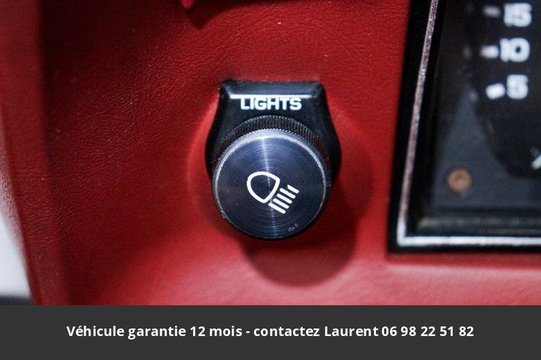 Chevrolet Corvette 350ci v8  1982 prix tout compris