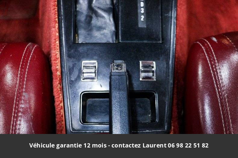 Chevrolet Corvette 350ci v8  1982 prix tout compris