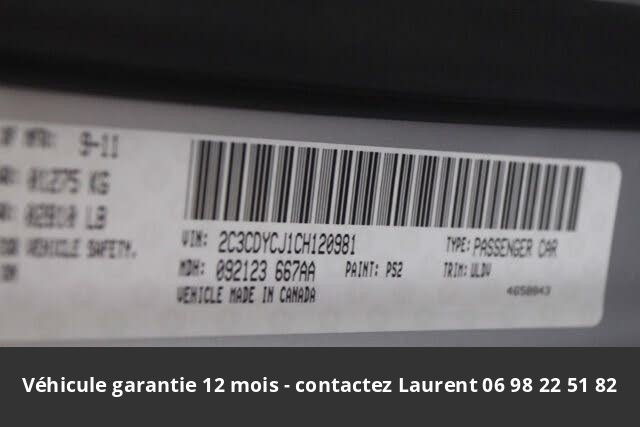 dodge challenger Srt8 470 hp 6.4l v8 prix tout compris hors homologation 4500 €