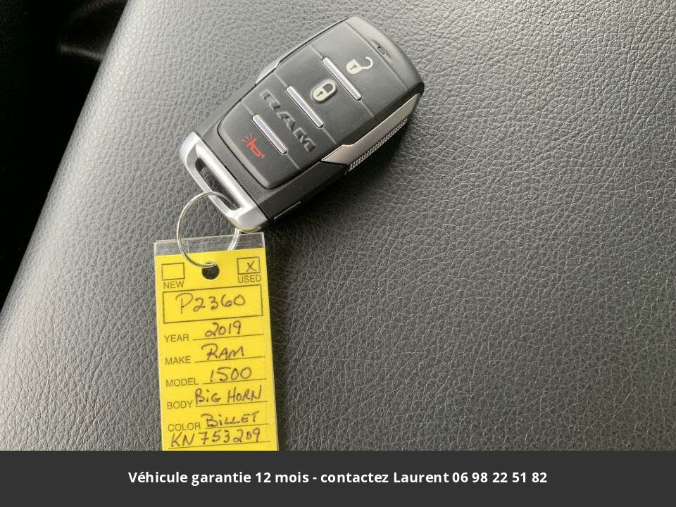 DODGE RAM 1500 big horn quad cab 4wd 2019 prix tout compris hors homologation 4500 €