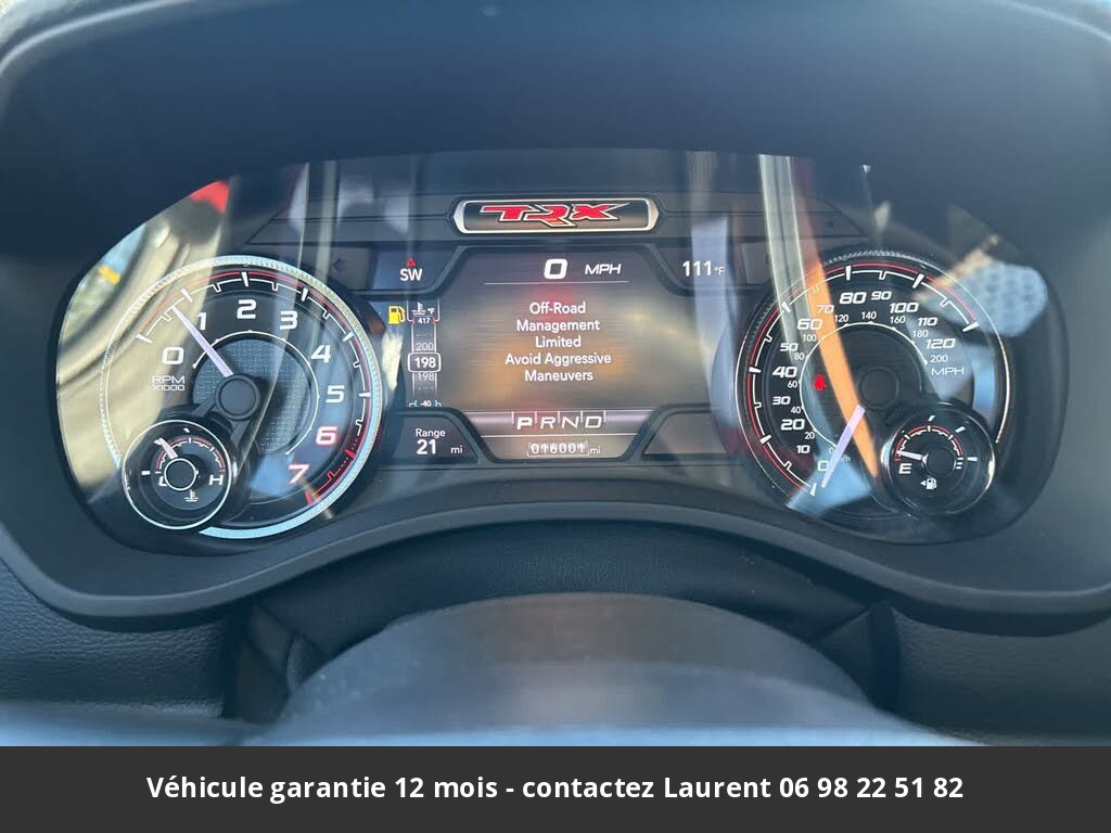 Dodge  RAM Trx 702ch crew cab 4x4 tout compris hors homologation 4500e