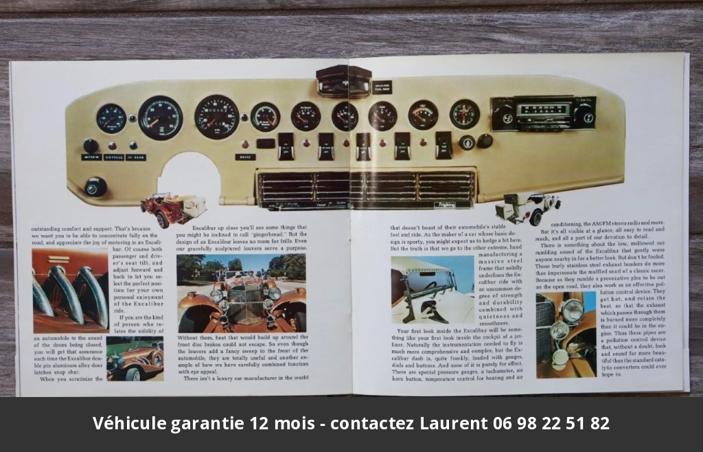 Excalibur phateon Serie iii 454ci v8  1978 prix tout compris