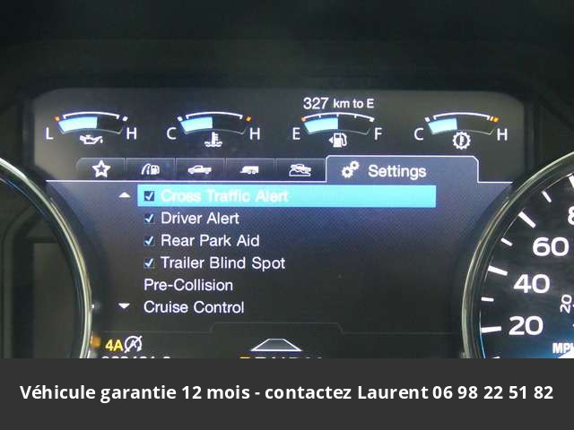 Ford F150 Lariat ethanol 5.0l supercrew 4x4 tout compris hors homologation 4500e