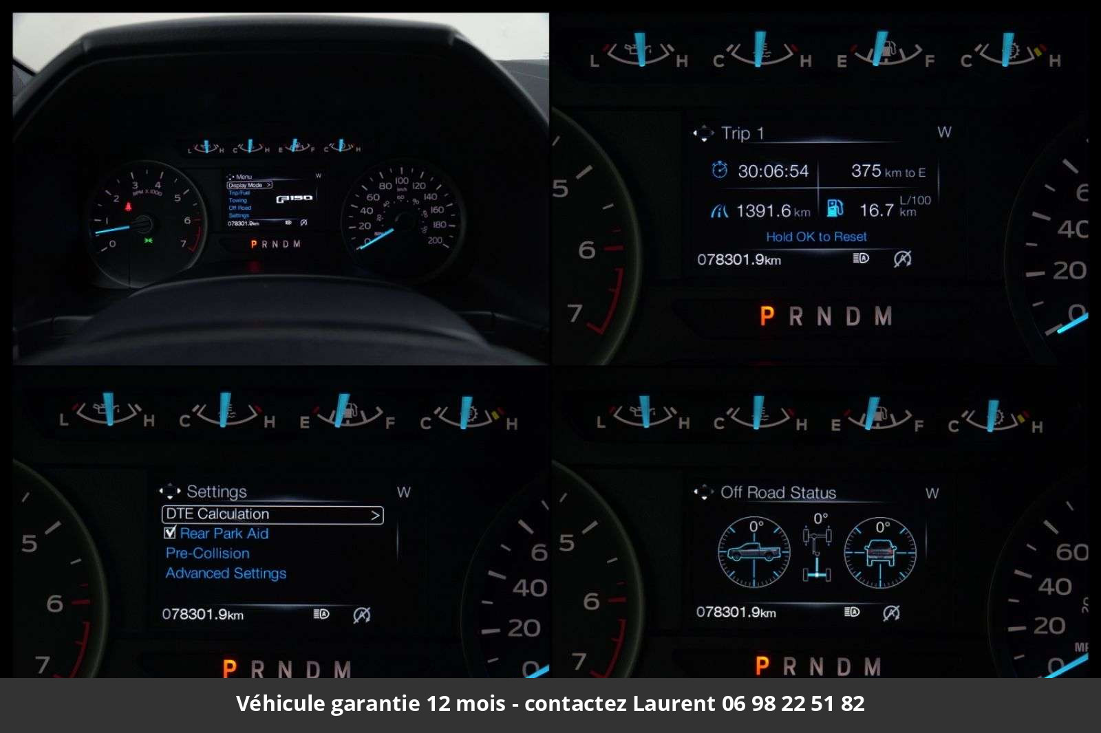 Ford F150 V8 gpl supercrew 4x4 tout compris hors homologation 4500e
