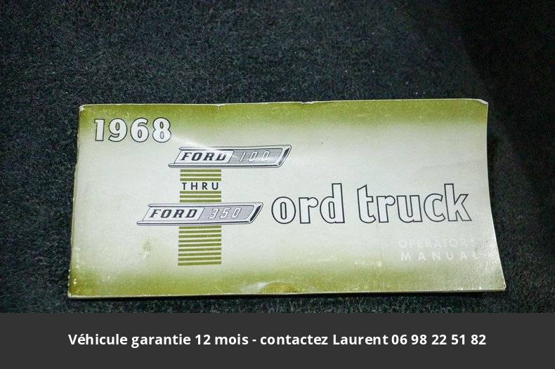 Ford F250 390 v8  1968 prix tout compris