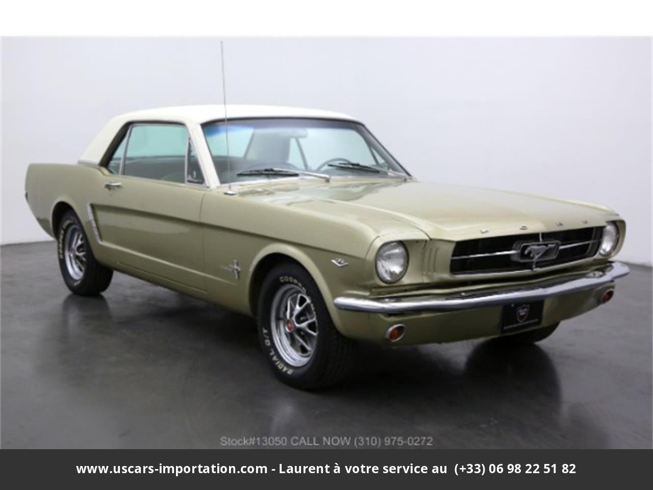 Ford Mustang Code a v8 1965 prix tout compris