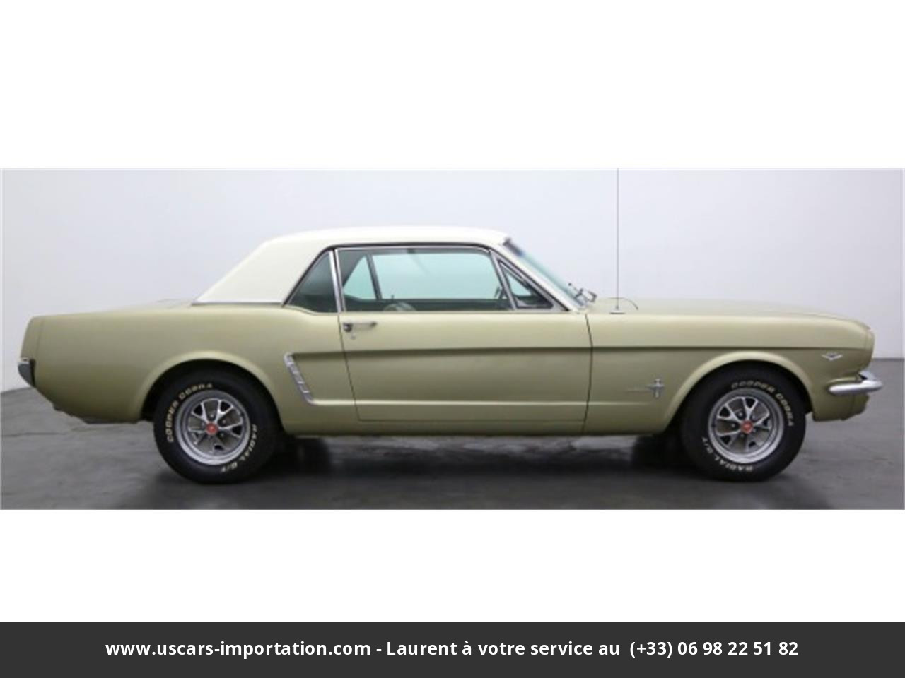 Ford Mustang Code a v8 1965 prix tout compris