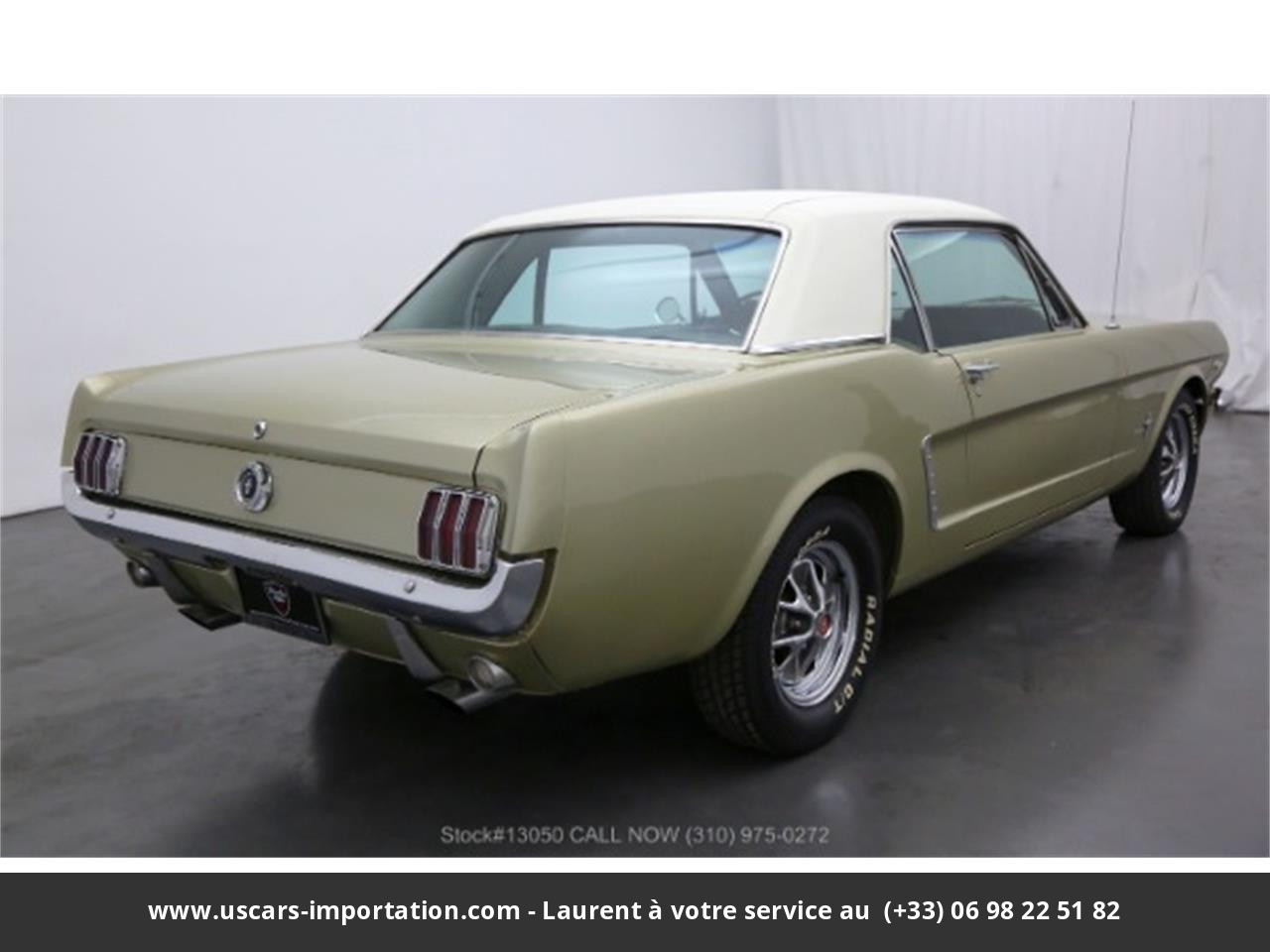 Ford Mustang Code a v8 1965 prix tout compris