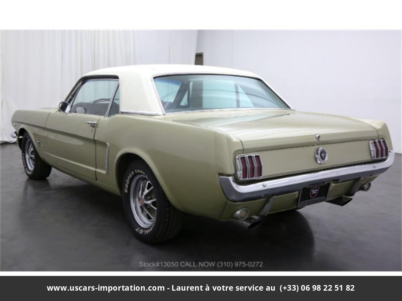 Ford Mustang Code a v8 1965 prix tout compris