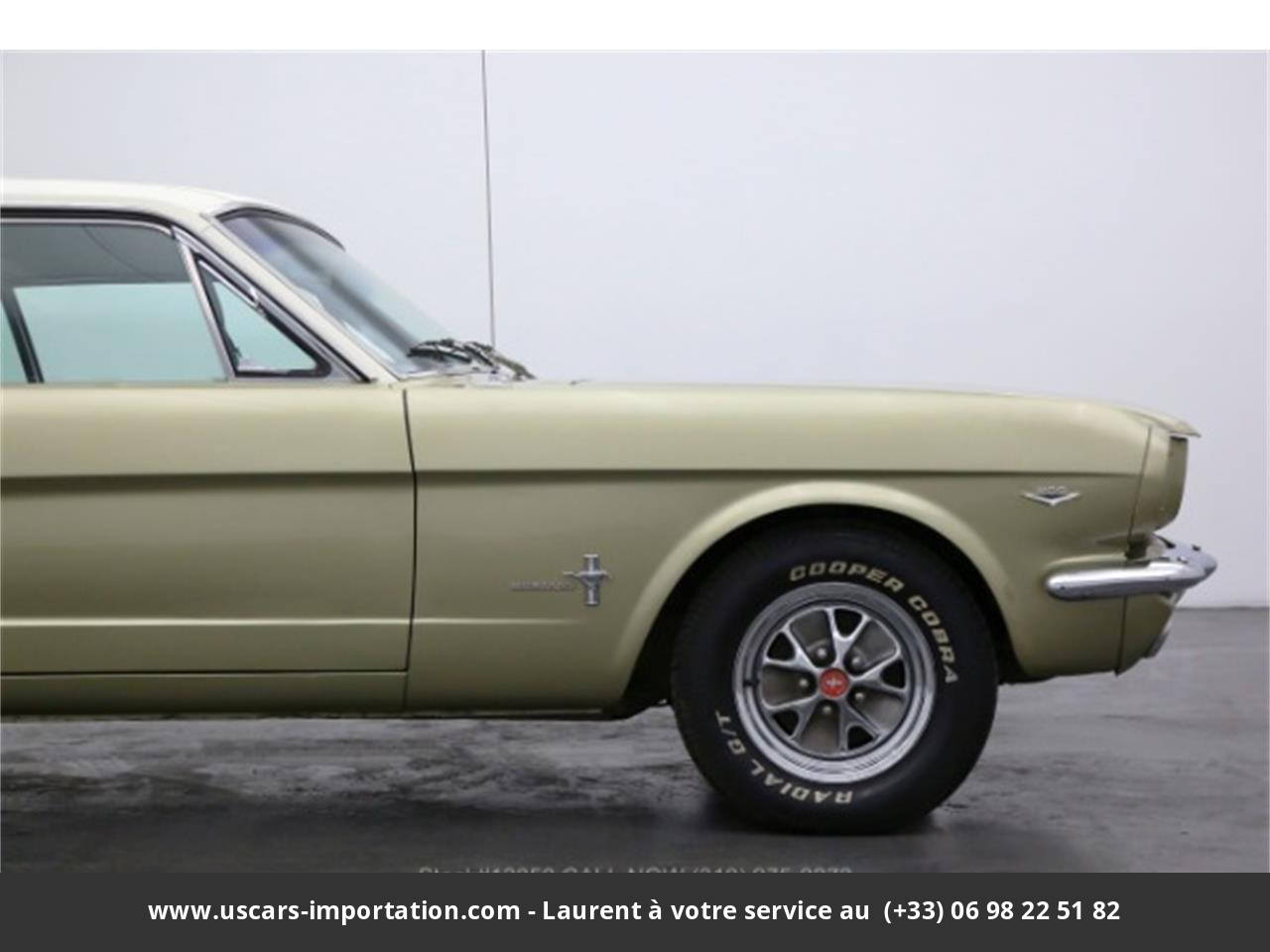 Ford Mustang Code a v8 1965 prix tout compris