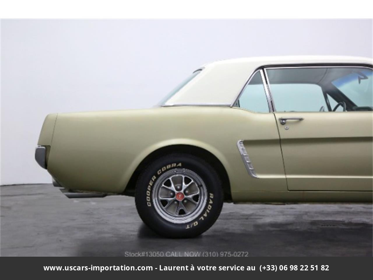 Ford Mustang Code a v8 1965 prix tout compris