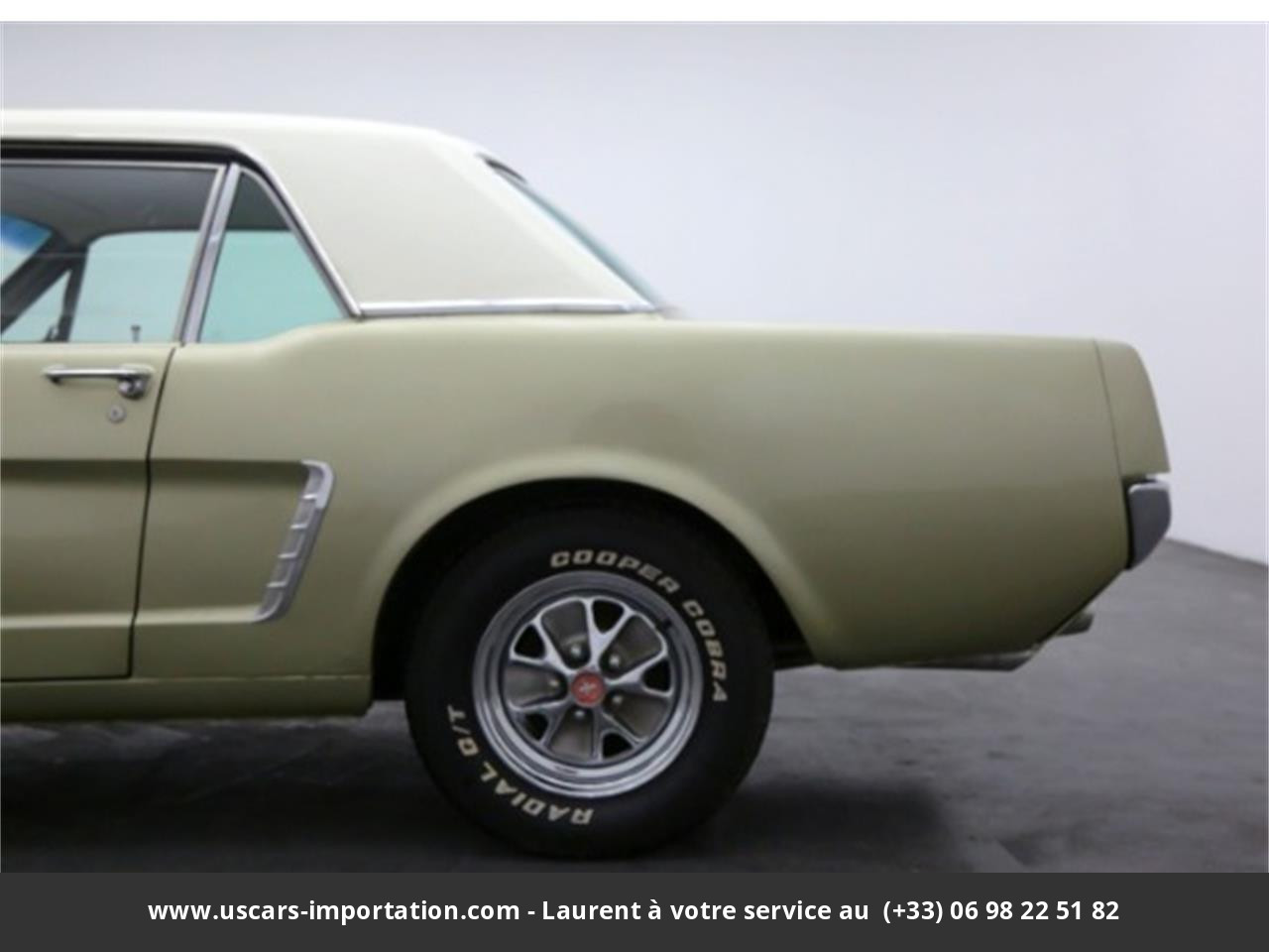Ford Mustang Code a v8 1965 prix tout compris