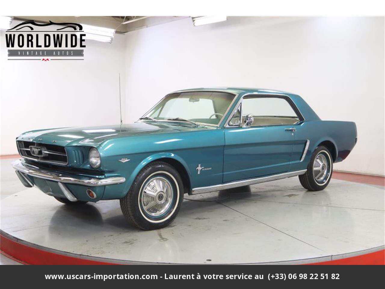 Ford Mustang V8 289 1965 prix tout compris